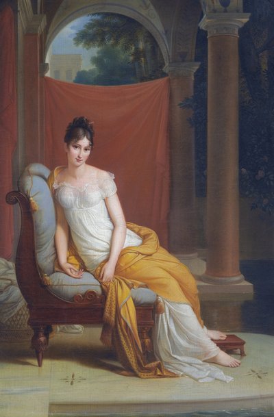 Madame Recamier (1777-1849) by Alexandre Evariste Fragonard